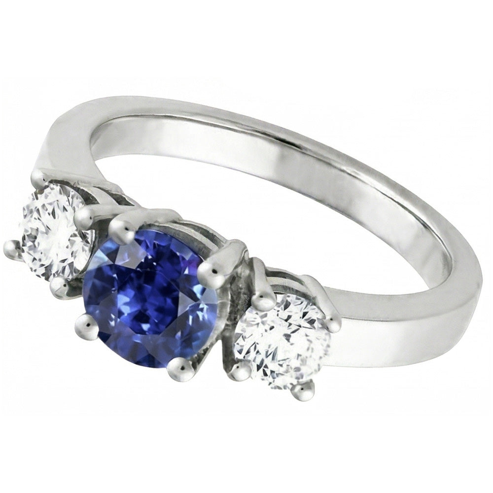 naturel round diamant 14carats bague détail rapproché