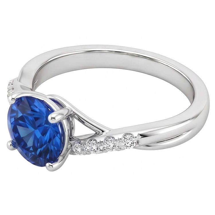 Bague Diamant Naturel 14 Carats