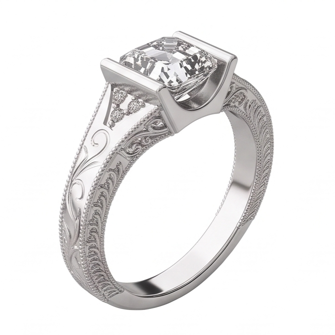 Bague Diamant Naturel 2.00 Carats