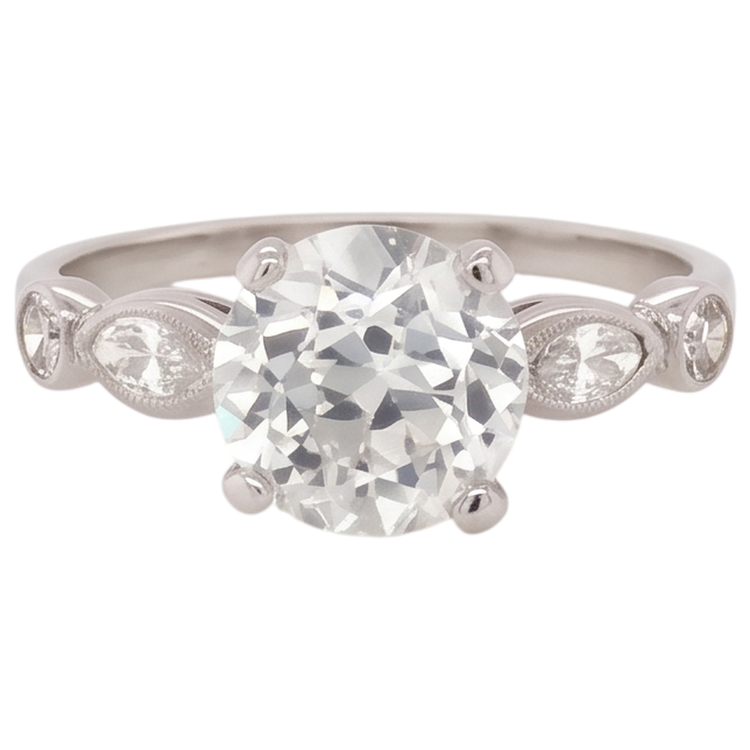 Bague Diamant Naturel 2.25 Carats
