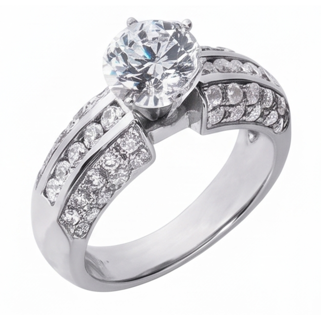 Bague Diamant Naturel 2.25 Carats