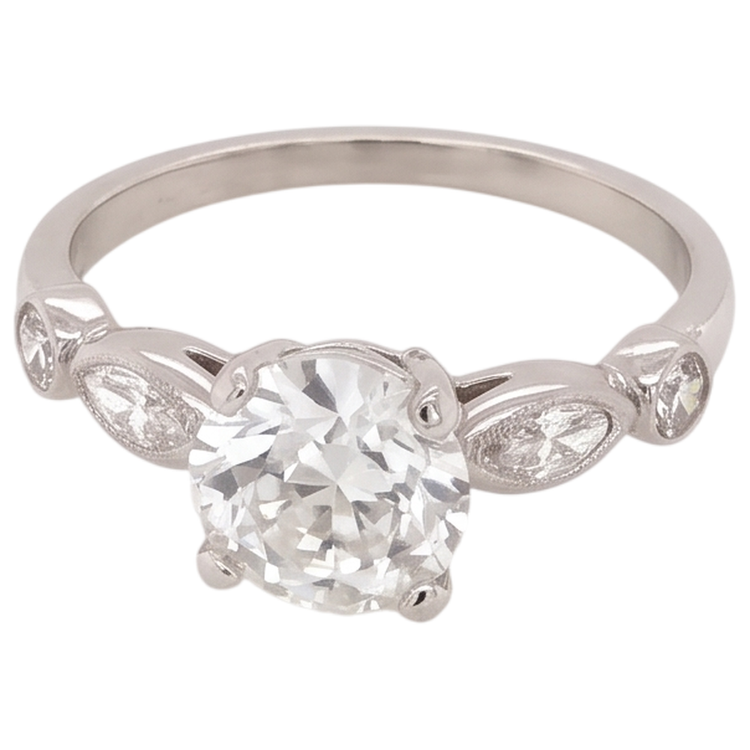 Bague Diamant Naturel 2.25 Carats