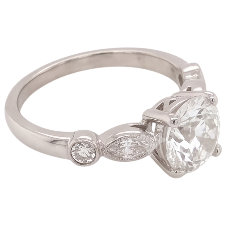 Bague Diamant Naturel 2.25 Carats