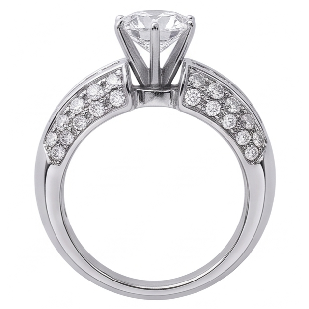 Bague Diamant Naturel 2.25 Carats