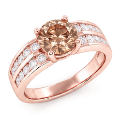 Bague Diamant Naturel 2.5 Carats