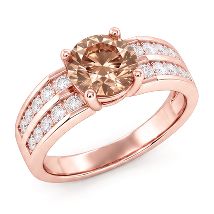 Bague Diamant Naturel 2.5 Carats