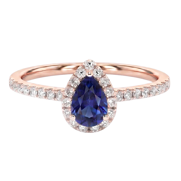 Bague Diamant Naturel 2.50 Carats - Or Rose 14K