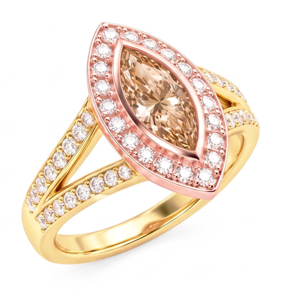 Bague Diamant Naturel 2.50 Carats