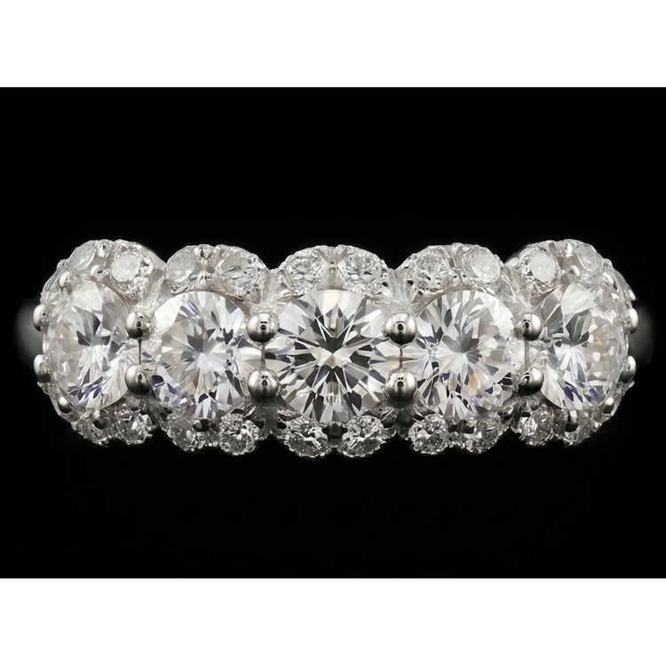 Bague Diamant Naturel 2.50 Carats