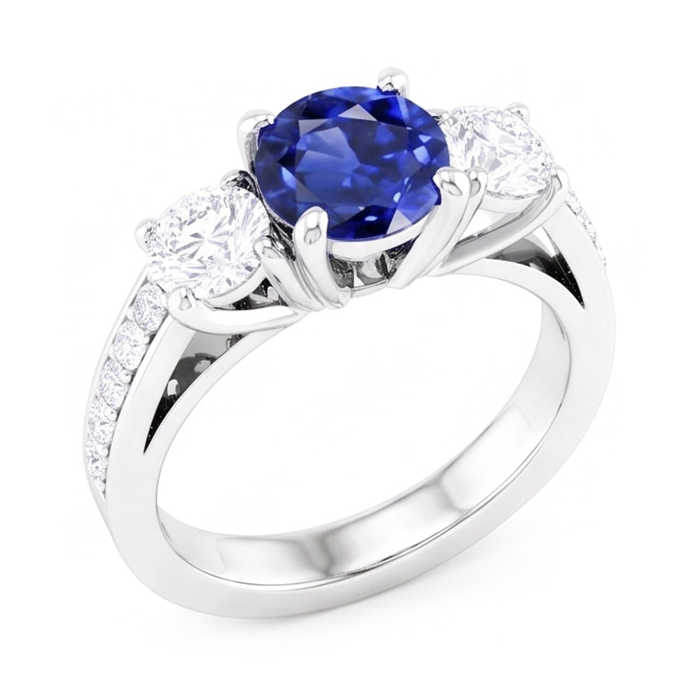 Bague Diamant Naturel 2.50 Carats