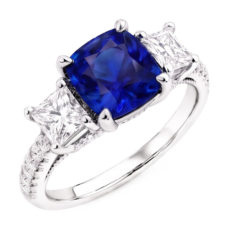 Bague Diamant Naturel 2.50 Carats