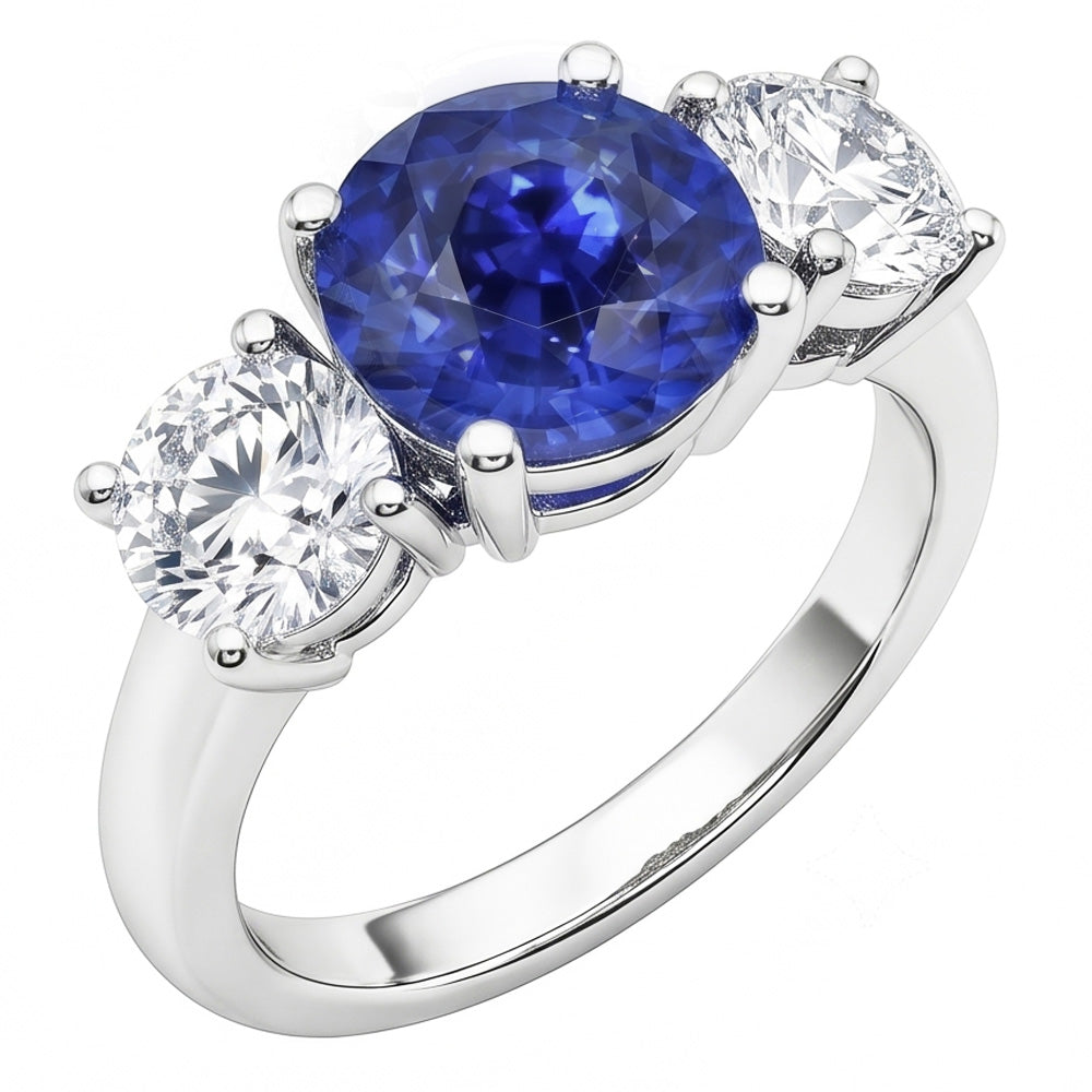 Bague Diamant Naturel 2.50 Carats