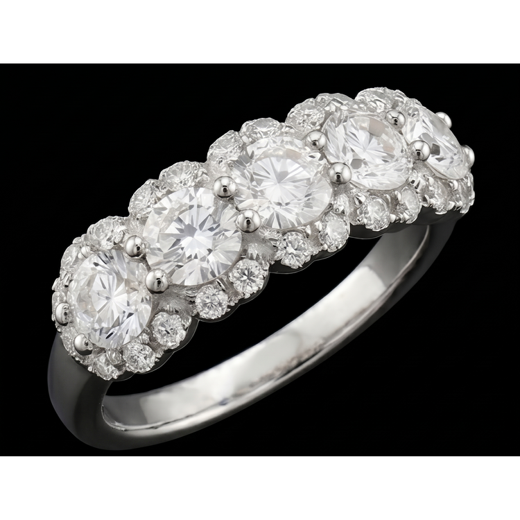 Bague Diamant Naturel 2.50 Carats