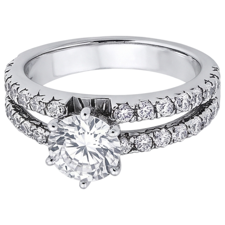 Bague Diamant Naturel 2.50 Carats
