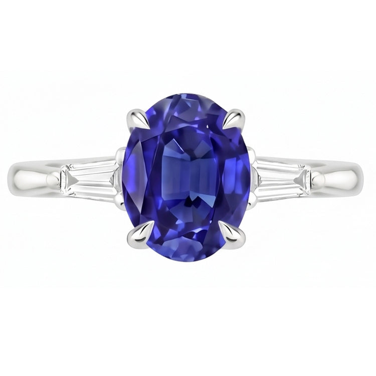 Bague Diamant Naturel 2.50 Carats