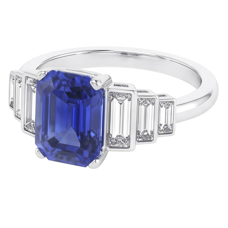Bague Diamant Naturel 2.50 Carats