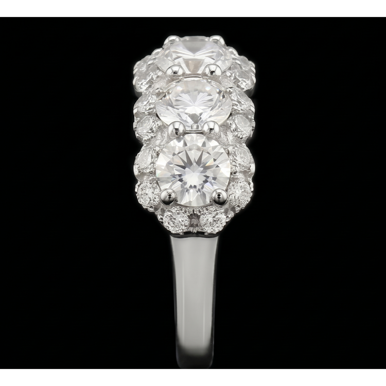 Bague Diamant Naturel 2.50 Carats