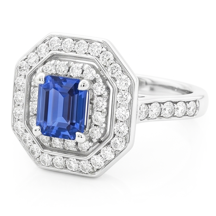 Bague Diamant Naturel 2.50 Carats