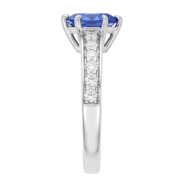 Bague Diamant Naturel 2.50 Carats