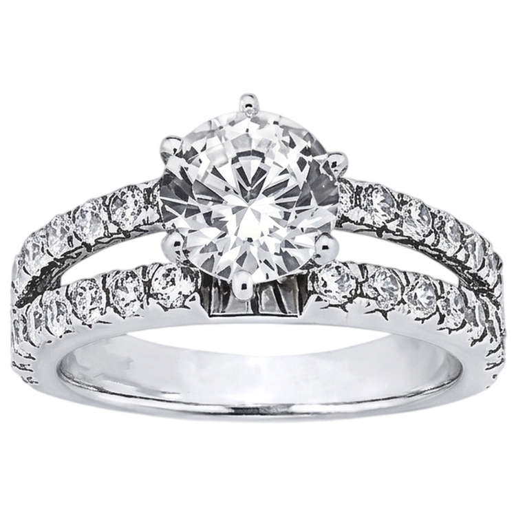 Bague Diamant Naturel 2.50 Carats