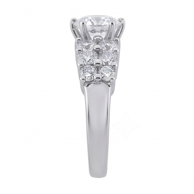 Bague Diamant Naturel 2.50 Carats