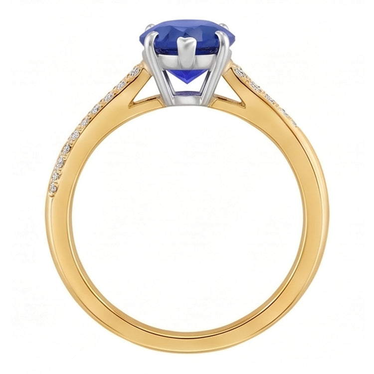 Bague Diamant Naturel 2.50 Carats