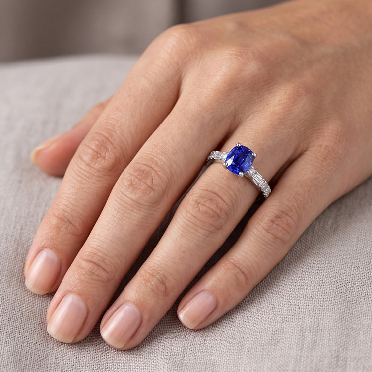 Bague Diamant Naturel 2.50 Carats