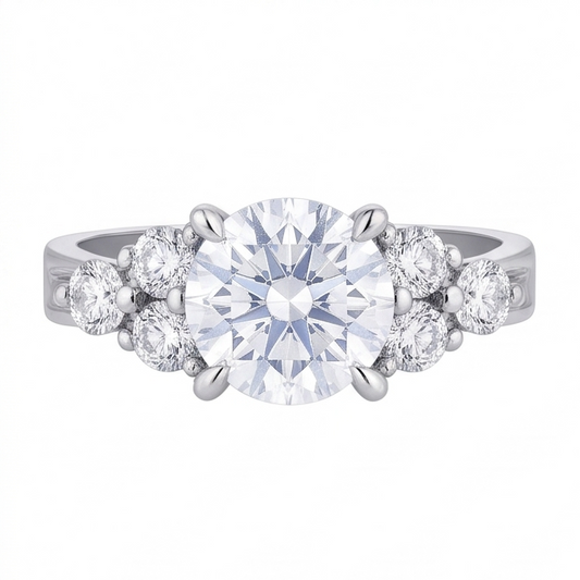 Bague Diamant Naturel 2.60 Carats