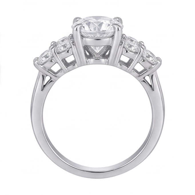 Bague Diamant Naturel 2.60 Carats