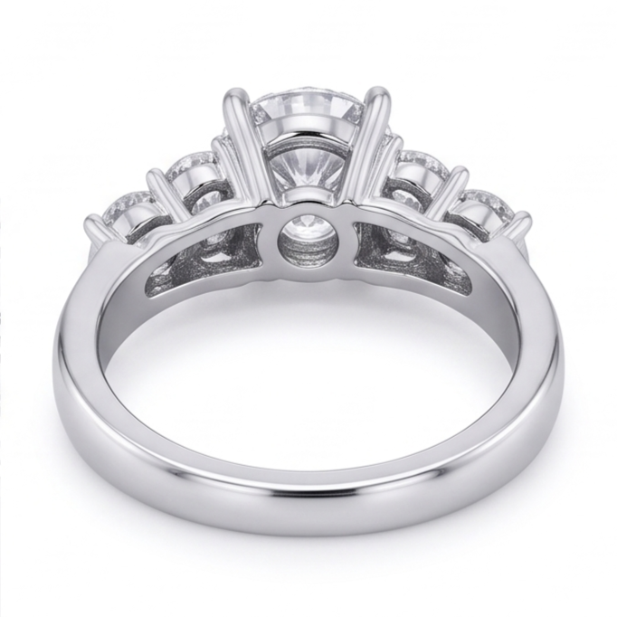 Bague Diamant Naturel 2.60 Carats