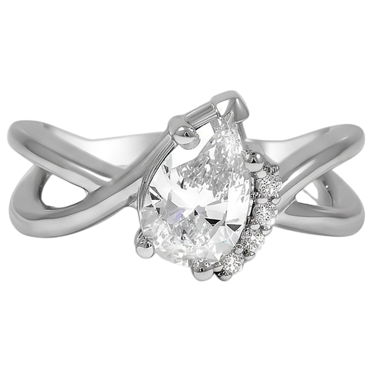 Bague Diamant Naturel 2.70 Carats