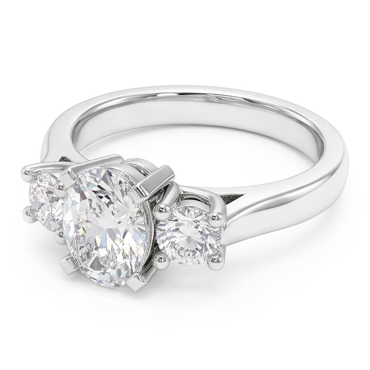 Bague Diamant Naturel 2.70 Carats