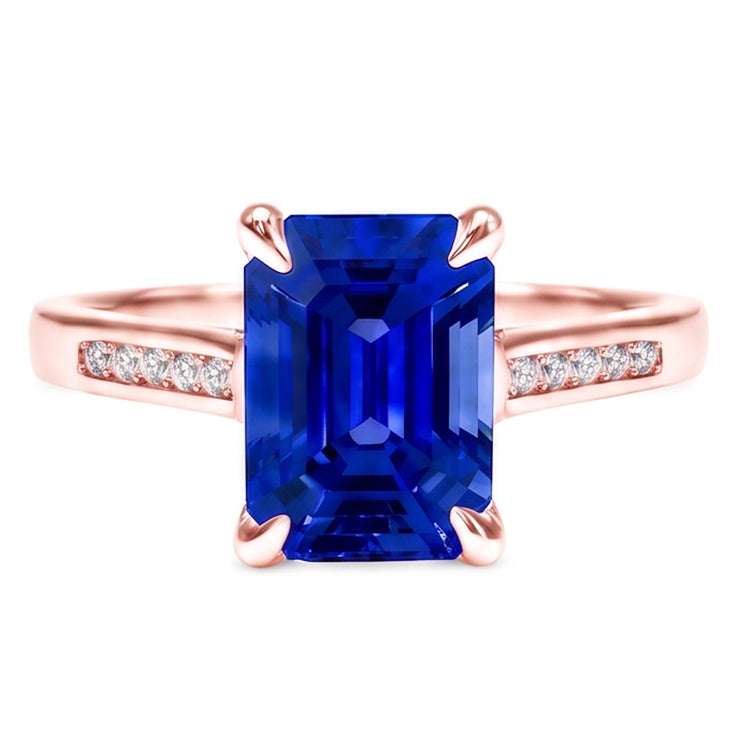 Bague Diamant Naturel 2.75 Carats - Or Rose 14K