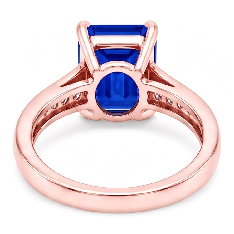 Bague Diamant Naturel 2.75 Carats - Or Rose 14K