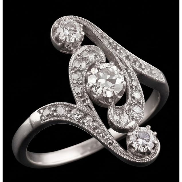 Bague Diamant Naturel 2.75 Carats