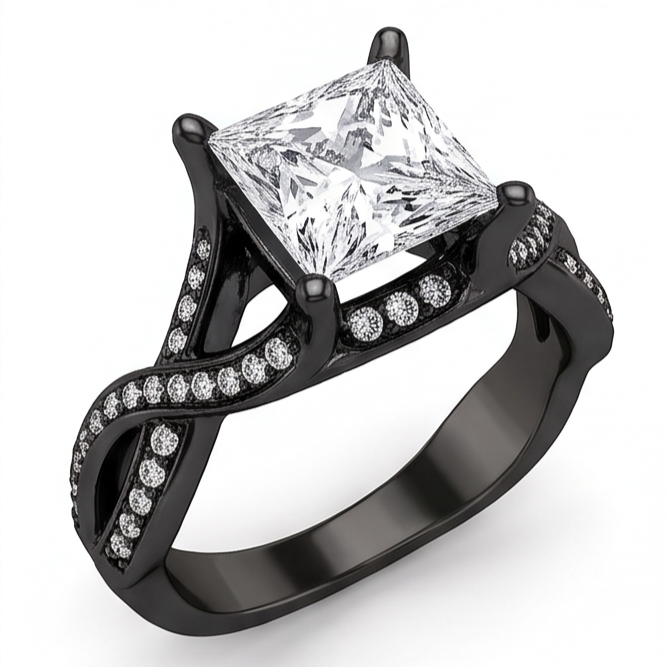 Bague Diamant Naturel 2.75 Carats