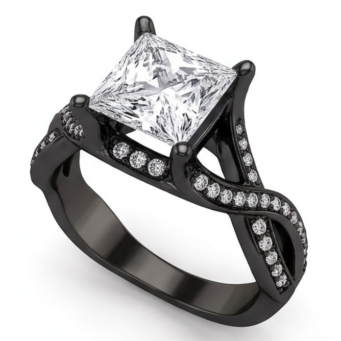 Bague Diamant Naturel 2.75 Carats