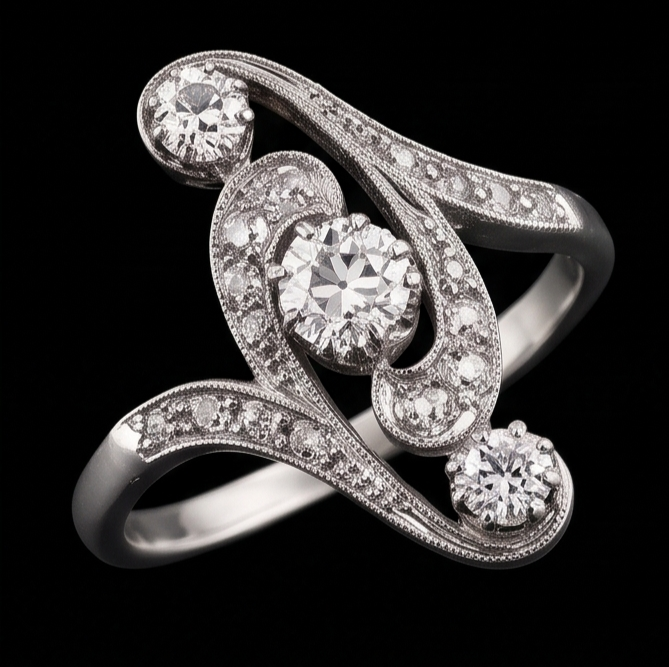 Bague Diamant Naturel 2.75 Carats