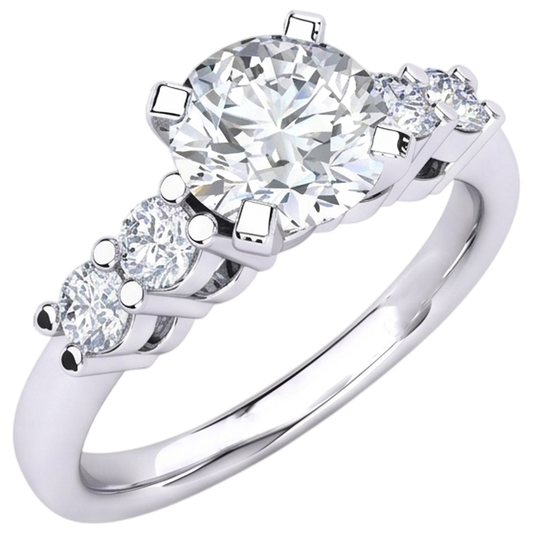Bague Diamant Naturel 2.85 Carats