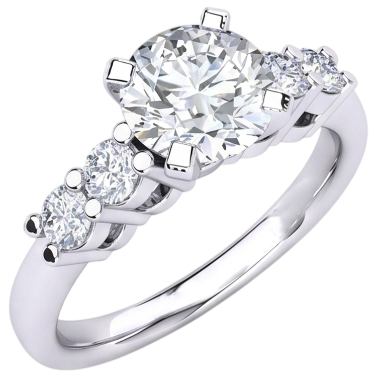 Bague Diamant Naturel 2.85 Carats
