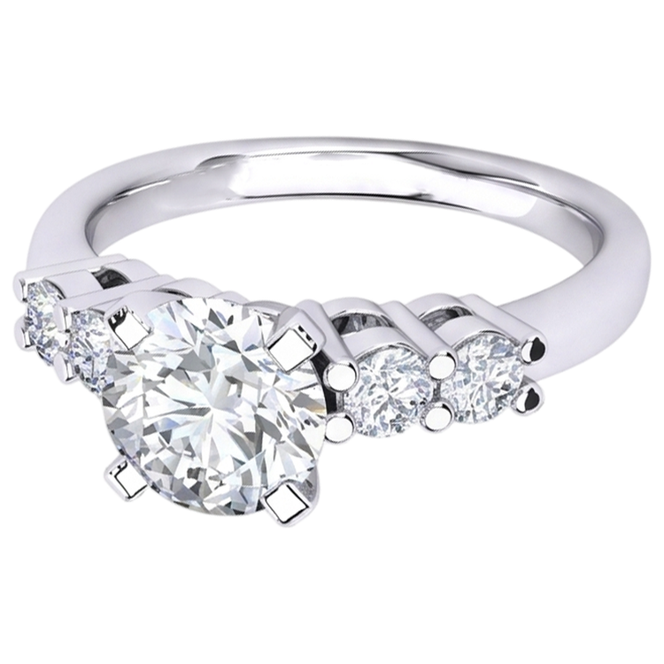 Bague Diamant Naturel 2.85 Carats