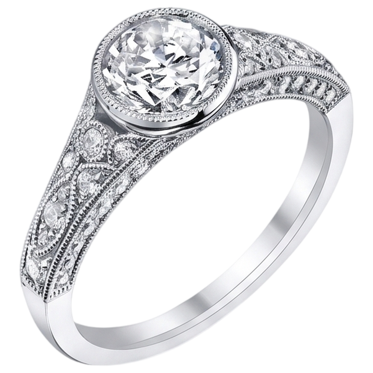 Bague Diamant Naturel 2.90 Carats