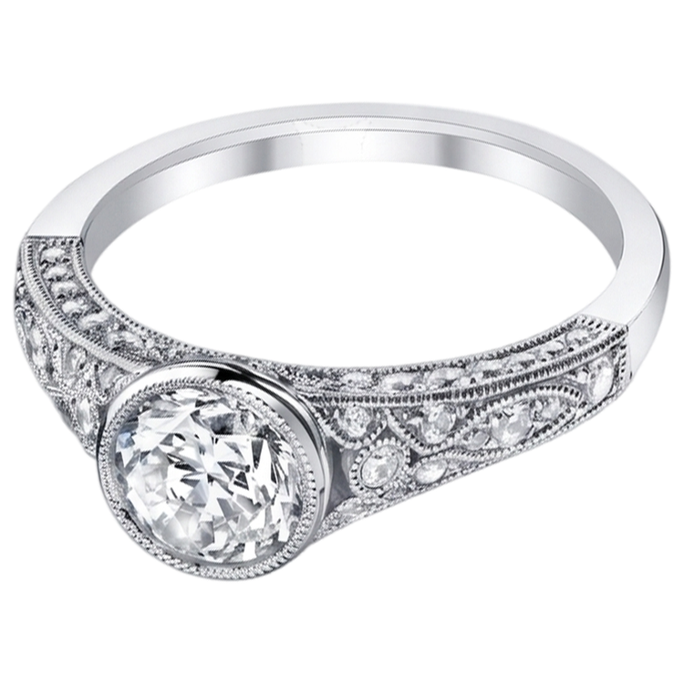 Bague Diamant Naturel 2.90 Carats