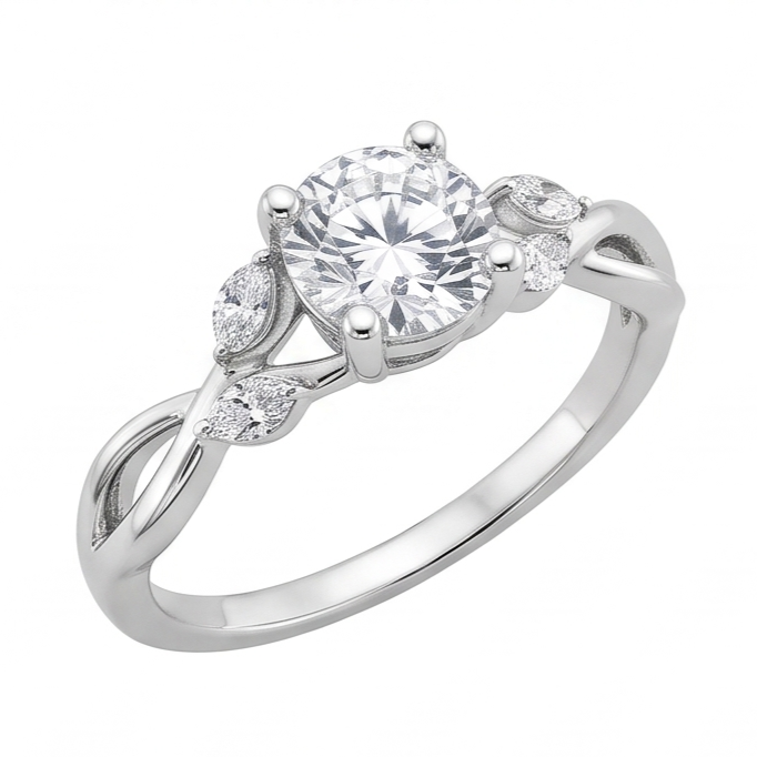 Bague Diamant Naturel 2.94 Carats