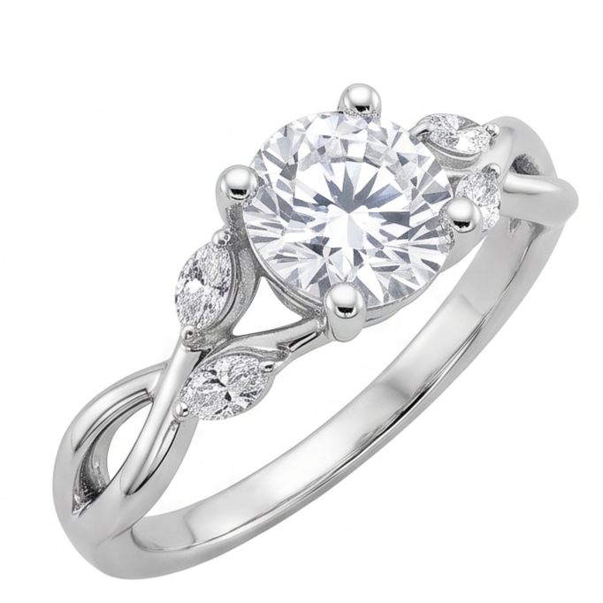 Bague Diamant Naturel 2.94 Carats
