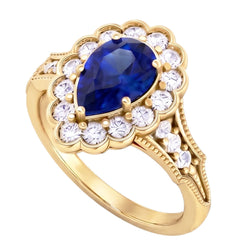 Bague Diamant Naturel 2 Carats