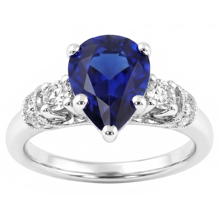 Bague Diamant Naturel 2 Carats