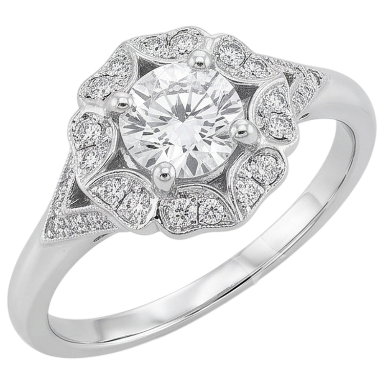 Bague Diamant Naturel 2 Carats