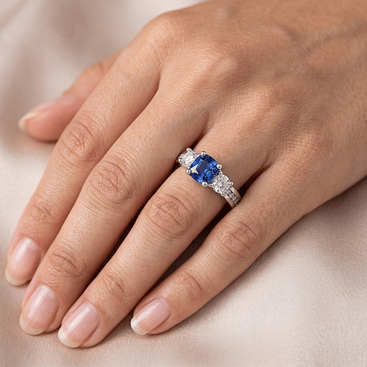 Bague Diamant Naturel 2 Carats