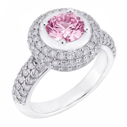 Bague Diamant Naturel 3.21 Carats